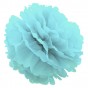 Декор паперові Помпони 40см (блакитний 0001)