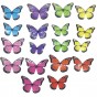 Бабочки декоративные на стену H-Z-104 (уп. 18 шт)