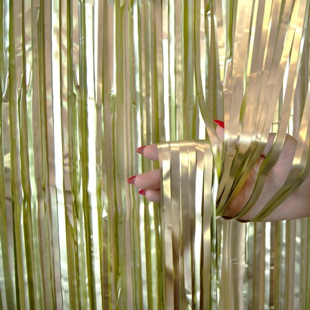 Шторка для фотозоны матовая 1х2м оливковая