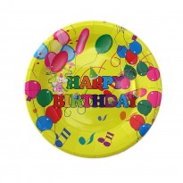 Бумажные тарелки диам. 18см Шарики (уп. 10шт)