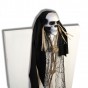 Декор для хэллоуина Призрачный Череп (95см) бело-серый 10097