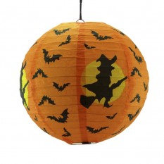 Підвісний декор 20см Відьма (помаранчевий)