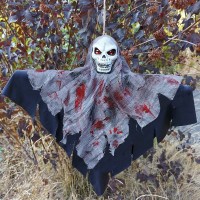 Декор для Хелловіну Похмурий Жнець (65см) чорний з сірим 10254