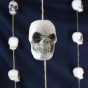 Гірлянда підвіска з черепів (уп. 6шт)