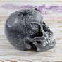Череп копилка с пауками М 10603 (серый)