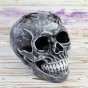 Череп копилка с пауками М 10603 (серый)