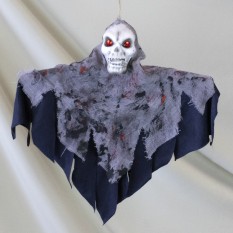 Декор для хэллоуина Мрачный Жнец (65см) темно-синий с серым 13290