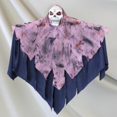 Декор для хэллоуина Мрачный Жнец (75см) темно-синий с пеплом розы 13291