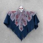 Декор для хэллоуина Мрачный Жнец (75см) темно-синий с серым 13292