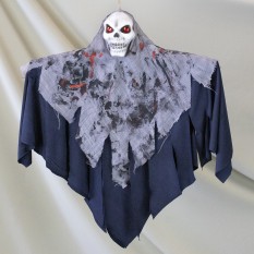 Декор для хэллоуина Мрачный Жнец (75см) темно-синий с серым 13292