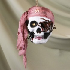 Декор подвесной череп Пират Крюк 13798 (пепел розы)