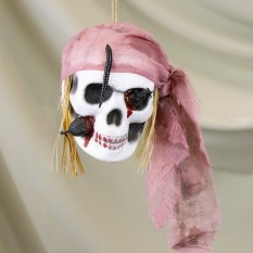 Декор подвесной череп Пират 13802 (пепел розы)