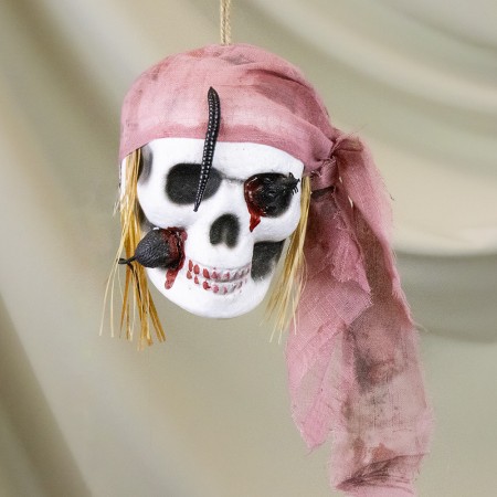 Декор подвесной череп Пират 13802 (пепел розы)