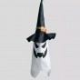 Декор підвісний Привид у капелюсі 50см (чорний з білим)