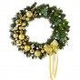 Різдвяний вінок 45см ПЕРЕДЗВІН ЗОЛОТИЙ 13442