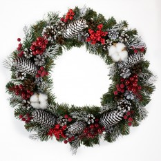 Різдвяний вінок 45см СВІТЛО РІЗДВА 13444