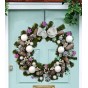 Різдвяний вінок 45см БІЛА ЧАРІВНІСТЬ 11994