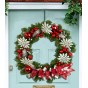 Різдвяний вінок 45см НОВОРІЧНА ФЕЄРІЯ 12000