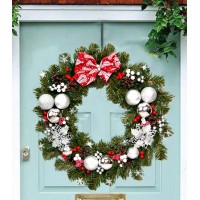 Рождественский венок 45см НОВОГОДНЕЕ ЧУДО 9235