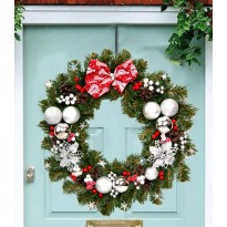 Рождественский венок 45см НОВОГОДНЕЕ ЧУДО 9235