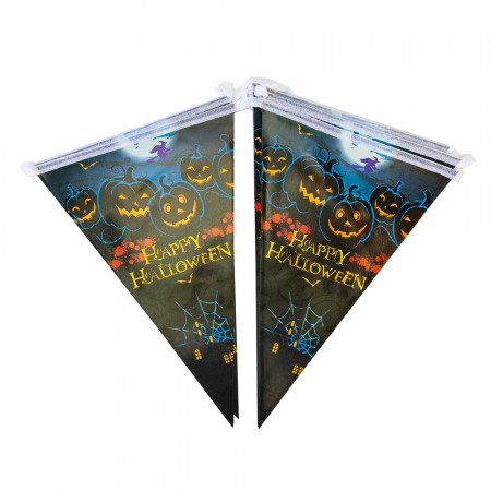 Гирлянда Хэллоуин флажки №32