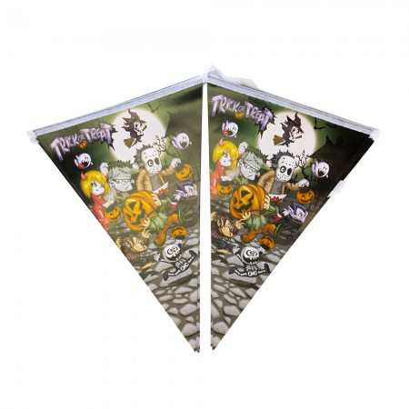 Гирлянда Хэллоуин флажки №33