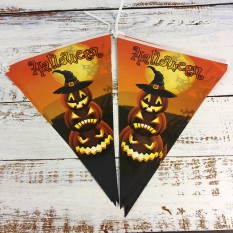Гирлянда Хэллоуин флажки №21