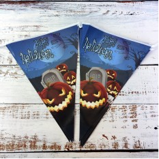 Гирлянда Хэллоуин флажки №23