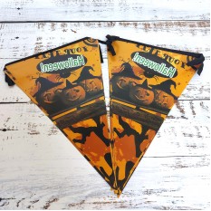 Гирлянда Хэллоуин флажки №25