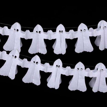 Гирлянда 3D Хэллоуин Привидение