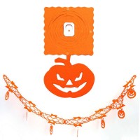 Гірлянда 3D Хелловін з підвіскою Гарбуз