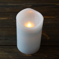 Свеча LED восковая (голубая)