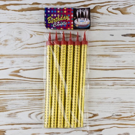 Свічки для Торта Холодний Фонтан 20см (уп. 6шт)