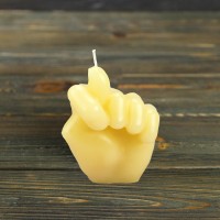 Декоративная свеча фигурная Дуля 13015 (шампань)