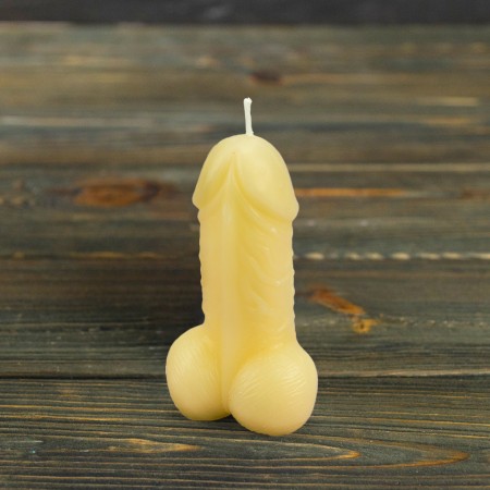 Декоративна свічка фігурна Віллі 13021 (шампань)