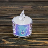 Свічка LED світня Кришталь 5х4см (свічення жовте)