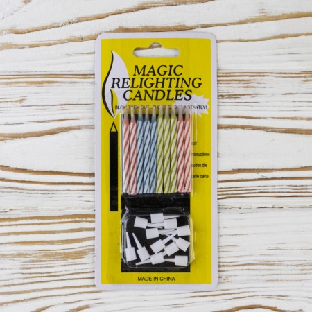Свічки для торта Магічні (уп. 10шт)
