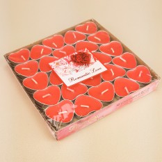 Свічки плаваючі Серце (уп. 50шт) червоні