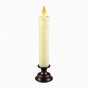 Свічка LED у свічнику L24см (коричнева)