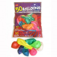 Шар воздушный Ассорти 10 дюймов пастель (уп. 50шт)