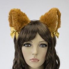 Вушки Кішки аніме (руді)