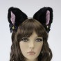 Вушки Кішки аніме (чорні)