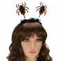 Ободок карнавальный Паук на пружинках (1шт)
