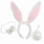Набор Плейбойчик розовый с белым (уши, галстук-бабочка, хвостик)