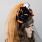 Прикраса на голову Хелловін Санта Муерте з подвійною фатою 8949