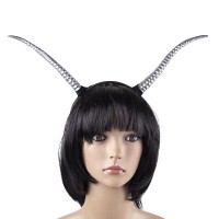 Роги демона Асмодея на обідку (срібні)