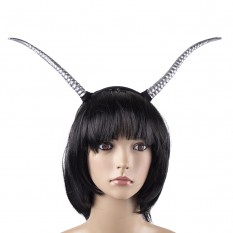 Роги демона Асмодея на обідку (срібні)