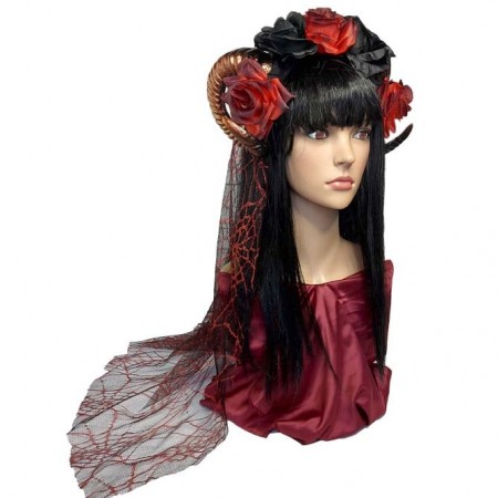 Прикраса на голову з рогами Ізольда 10233