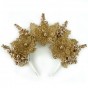 Аксессуар новогодний обруч 52006 Корона Блеск (золотой)