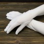 Рукавички стрейч еластан 40см (білі)